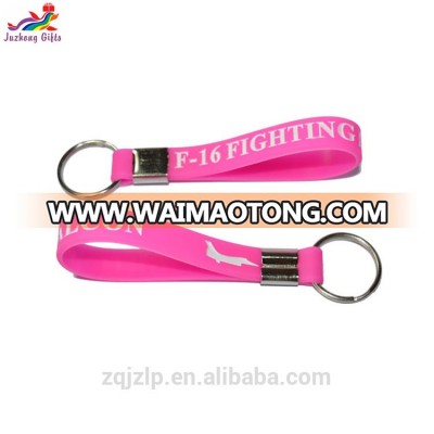 2017 wholesale promotion rubber silicone key chain,make your own silicon keychains