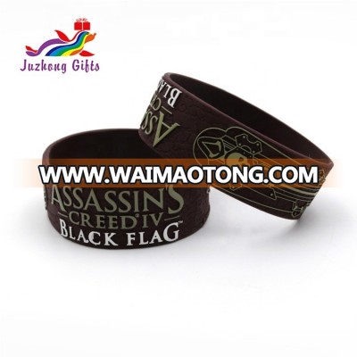 Hot sale 1inch hand band,Great quality custom 1inch rubber  band,Amazing 1inch debossed wristband